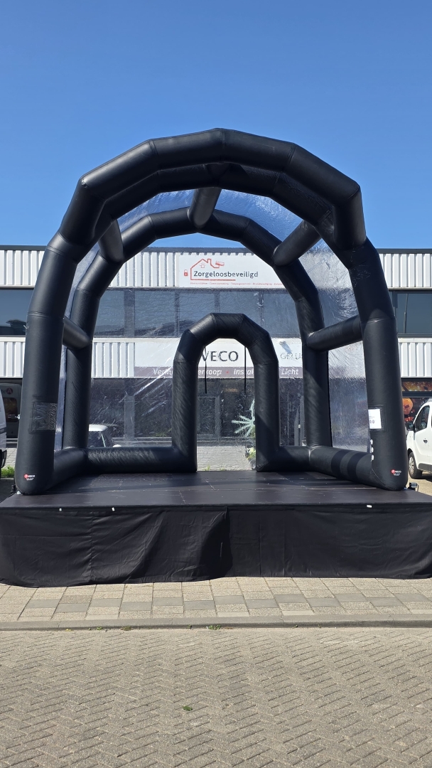 Opblaas podium 4.5 x 4.5 meter
