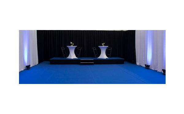 Wentex Pipe And Drape Per Meter Wit Doek Aveco Den Haag Licht