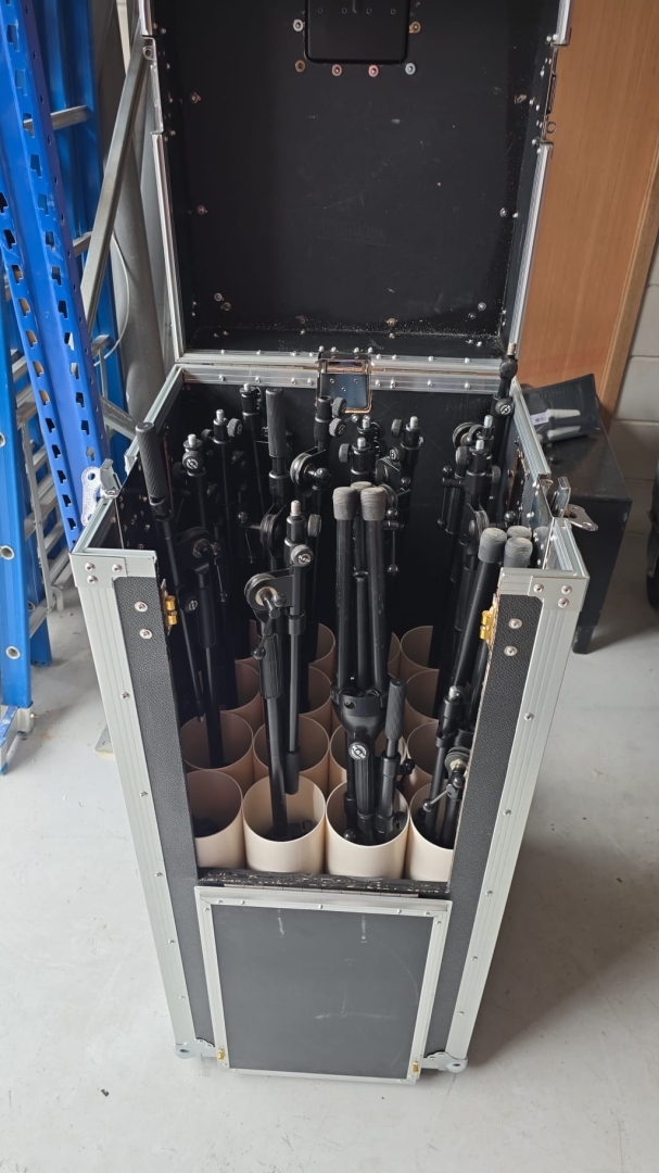 Microfoon statief set van 18